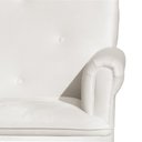 Ver imagem 4 de Poltrona Para Quarto Amamentação Com Balanço Suede Estopar Laura Suede Branco