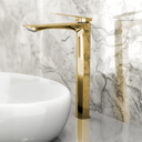 Ver imagem 5 de Torneira de Banheiro Atenas Dourada Alta Quente e Frio Goldenx
