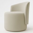 Ver imagem 4 de Poltrona Aura Decorativa Orgânica Bouclé Premium de Luxo para Sala Quarto Recepção Design Escultural