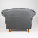 Ver imagem 1 de Poltrona Chesterfield Capitone Suede Cinza Decorativa / Sala, Tv, Estar, Recepção