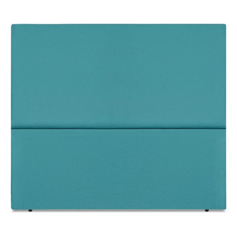 Cabeceira Cama Box Orgânica Queen 160cm Luna Suede C/frame Azul Celeste