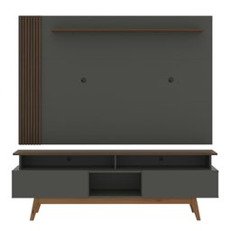 Rack com Painel Ripado para Tv até 70 Polegadas 2 Gavetas Grécia 180cm - 6