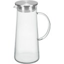 Ver imagem 1 de Jarra Água Suco Home&co Tampa Inox Borossilicato 1,4 Litros Transparente