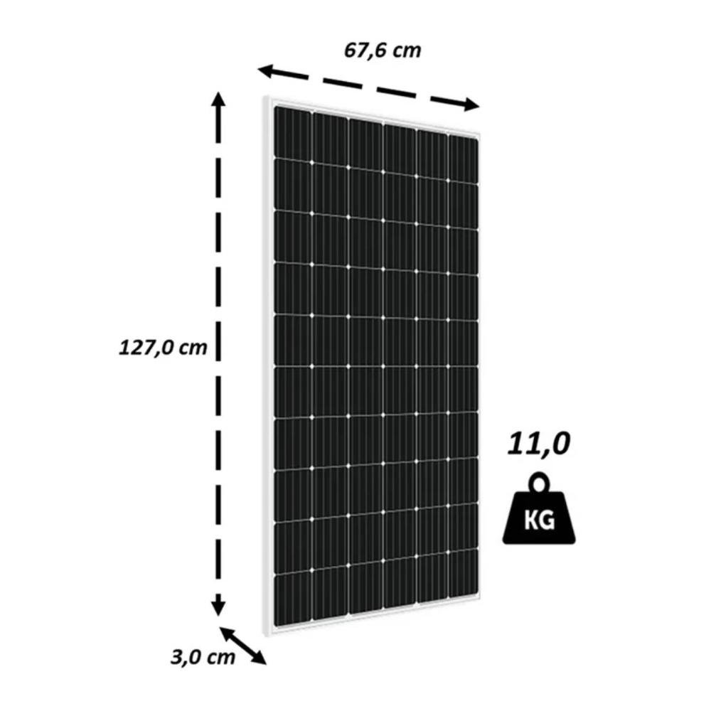 Modulo Solar Resun 155w Rs6e-155m 36 Cells Mono - 2260 Un/cntr - 3