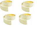 Ver imagem 1 de Argolas 4 (quatro) para Guardanapo bracelete - Dourada