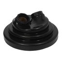 Ver imagem 1 de Kit Utron 12 Plafon Duplo Simples 17cm X 7cm P/ 2 Lâmpadas - Preto