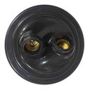 Ver imagem 2 de Kit Utron 12 Plafon Duplo Simples 17cm X 7cm P/ 2 Lâmpadas - Preto