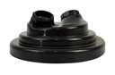 Ver imagem 3 de Kit Utron 12 Plafon Duplo Simples 17cm X 7cm P/ 2 Lâmpadas - Preto