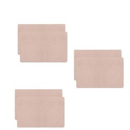 Jogo americano antiderrapante todos dias ROSA SUAVE 6 peças - 1