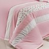 Kit Colcha King Size Rosa Clara 200 Fios 100% Algodão + Jogo de Cama - 9 Peças - 2