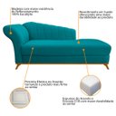 Ver imagem 6 de Kit Diva Recamier Vanessa 160cm Lado Direito e 02 Poltronas Laura Suede - Doce Sonho Móveis RECAMIER