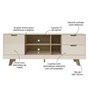 Ver imagem 2 de Conjunto Sala de Estar: Rack Michigan + Painel Slim