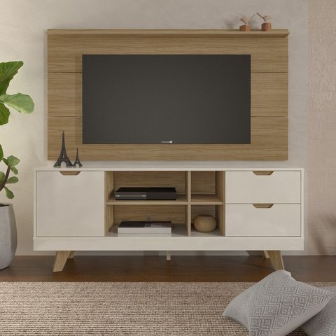 Conjunto Sala de Estar: Rack Michigan + Painel Slim