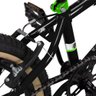 Bicicleta Aro 20 BMX Pedivela Monobloco em Aço Drop P03 Preto e Verde - D'Rossi DRossi - 3