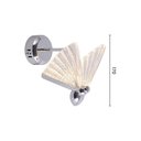 Ver imagem 2 de Arandela Borboleta Sindora Qb05104 Led Cromada Bivolt