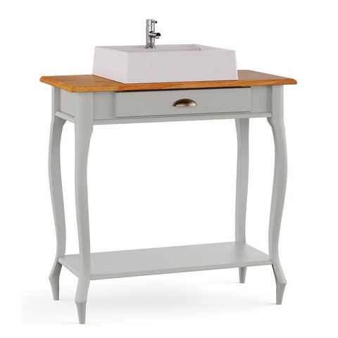 Mini Lavabo Luiz Xv 0,80m com Cuba - 3062