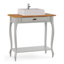 Ver imagem 1 de Mini Lavabo Luiz Xv 0,80m com Cuba - 3062