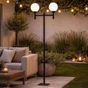Ver imagem 5 de Kit 4 Postes para Jardim Preto Alumínio Iluminação Externa 2,2m Global Dital