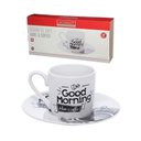 Ver imagem 1 de Jogo de Xicara para Café com Pires de Porcelana