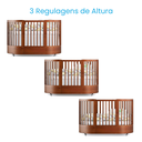 Ver imagem 3 de Quarto de Bebê Completo Evolutivo com Berço 3 em 1 Redondo e Cômoda 3 Gavetas
