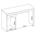 Ver imagem 6 de Escrivaninha Vitória Amêndola Touch - Demóbile