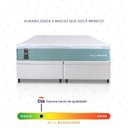 Ver imagem 5 de Conjunto Box Baú Branco Lagos Verde Molas Ensacadas King 193x203x73 - King House