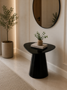 Ver imagem 2 de Mesa Lateral Orgânica Canya 50 cm - Laca Preto
