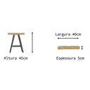 Ver imagem 6 de Banco Rústico | Estrutura a - 140cm