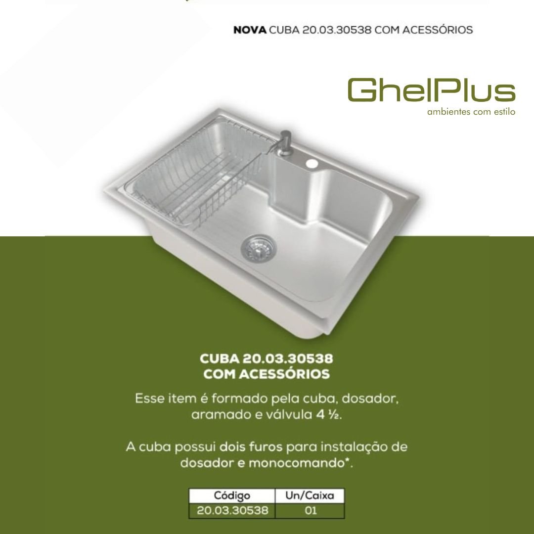 Cuba Ghelplus Super 63x44x20 com Acessórios - 6