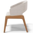 Ver imagem 7 de Kit 05 Cadeiras de Jantar e Estar Living Estofada Lince L02 Bouclê Cru - Lyam Decor