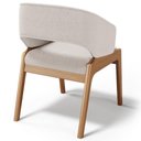 Ver imagem 6 de Kit 05 Cadeiras de Jantar e Estar Living Estofada Lince L02 Bouclê Cru - Lyam Decor