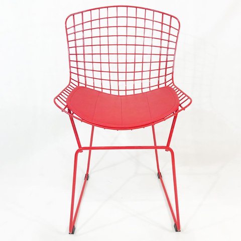 Cadeira para Cozinha Bertoia Vermelha - Direto de Fábrica