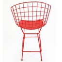 Ver imagem 4 de Kit 3 Banquetas BERTOIA vermelha altura 70cm - Direto de Fábrica