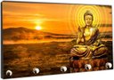 Ver imagem 1 de Porta Chaves Budismo Buda Budista Religiosidade Chácras Ioga Meditação Organizador Chaveiros