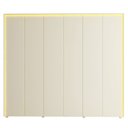 Ver imagem 6 de Guarda Roupa Lumina 6 Portas LED 100% MDF Off White - Gelius