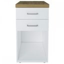 Ver imagem 3 de Gaveteiro Toq 2 Gavetas Olmo/Branco - Artany