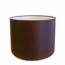 Ver imagem 1 de Cúpula Abajur e Luminária Cilíndrica Vivare Cp-7017 Ø40x21cm - Bocal Nacional Café