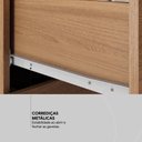 Ver imagem 6 de Guarda Roupa Casal 6 Portas com Espelho e 4 Gavetas Ubatuba - Amêndola Touch