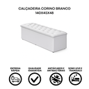 Ver imagem 5 de Calçadeira Baú Casal 140cm Branco