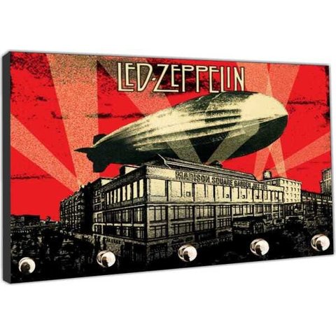 Porta Chaves Banda Led Zeppelin Salas Decorações Organizador Chaveiros