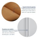 Ver mais imagens de Guarda-Roupa Casal 100% MDF 5 Portas 8 Gavetas Bari Branco