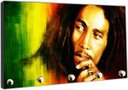Ver imagem 2 de Porta Chaves Bob Marley Raggae Salas Decorações Organizador Chaveiros