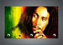 Ver imagem 3 de Porta Chaves Bob Marley Raggae Salas Decorações Organizador Chaveiros