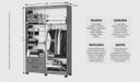 Ver imagem 4 de Guarda Roupa 4 Portas 2 Espelhos Centrais Allure -grand Line