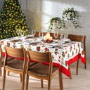 Ver imagem 1 de Toalha de Mesa Retangular 6 Lugares Dohler 140x210 Natal 111