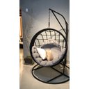 Ver imagem 2 de Balanço para Jardim em Alumínio e Fibra Sintética com Almofadas Impermeáveis - Sarah Móveis