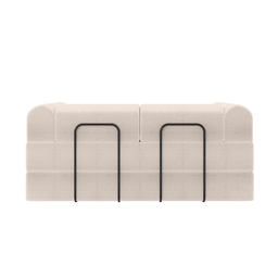Sofá Modular Mônaco Retrátil Confortável Versátil Bouclé:bege - 6