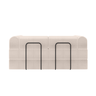 Sofá Modular Mônaco Retrátil Confortável Versátil Bouclé:bege - 6