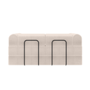 Ver imagem 6 de Sofá Modular Mônaco Retrátil Confortável Versátil Bouclé:bege