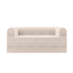 Sofá Modular Mônaco Retrátil Confortável Versátil Bouclé:bege - 3